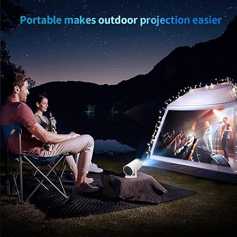 Pivot projector 4K (Compatible iPhone & Android)